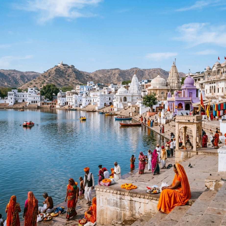 Pushkar to Jaipur drop via Kishangarh Dumping yard